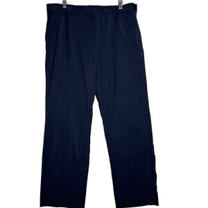 Banana Republic Mens Wool Pants 35x30 Tailored Slim Fit‎ Lanificio Cerruti Navy